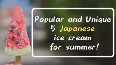 Popular and Unique 5 Japanese ice cream for summer!